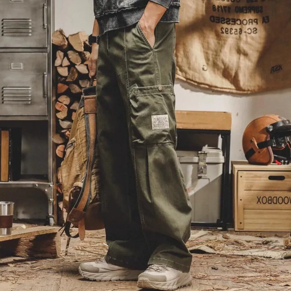 American Retro Straight Cargo Pants