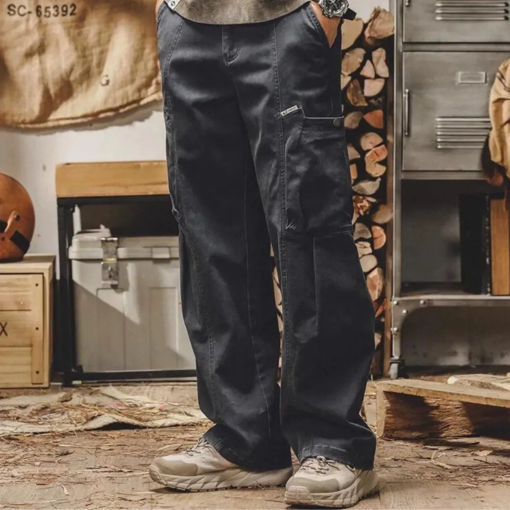 American Retro Straight Cargo Pants