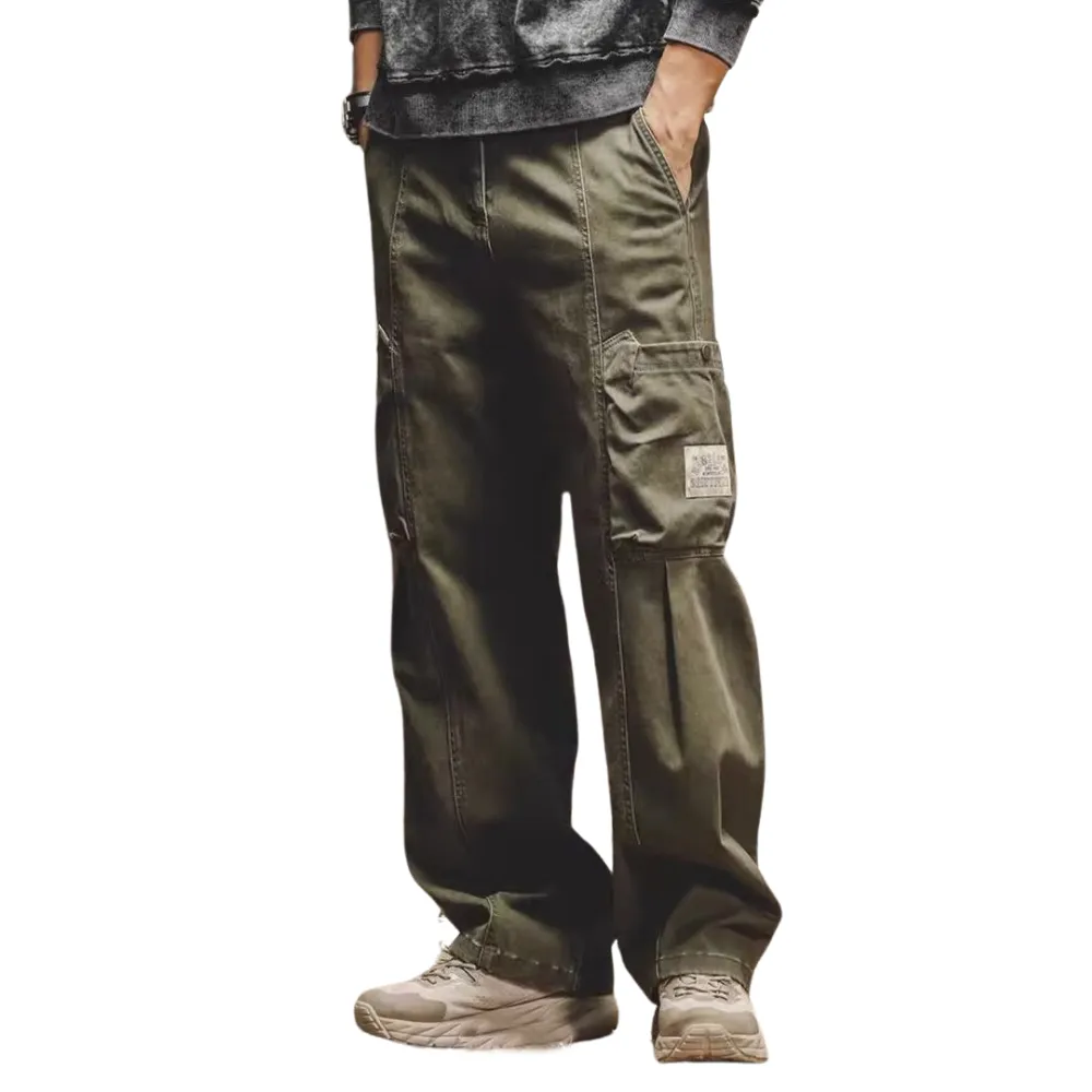 American Retro Straight Cargo Pants