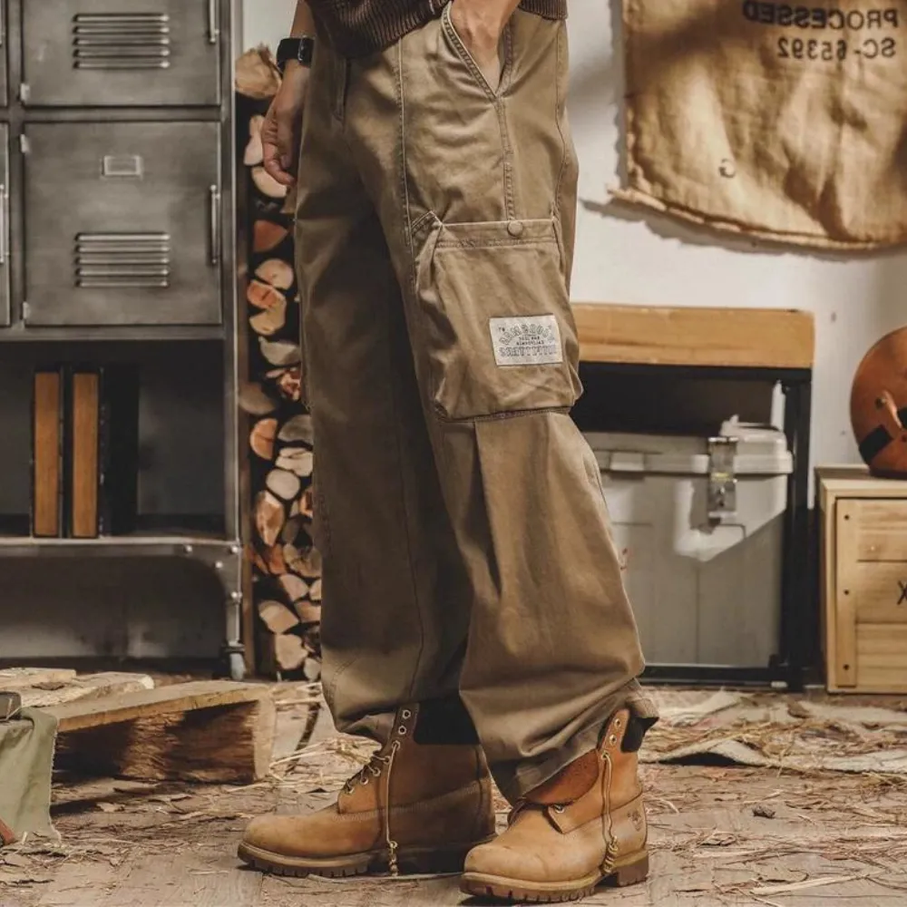 American Retro Straight Cargo Pants