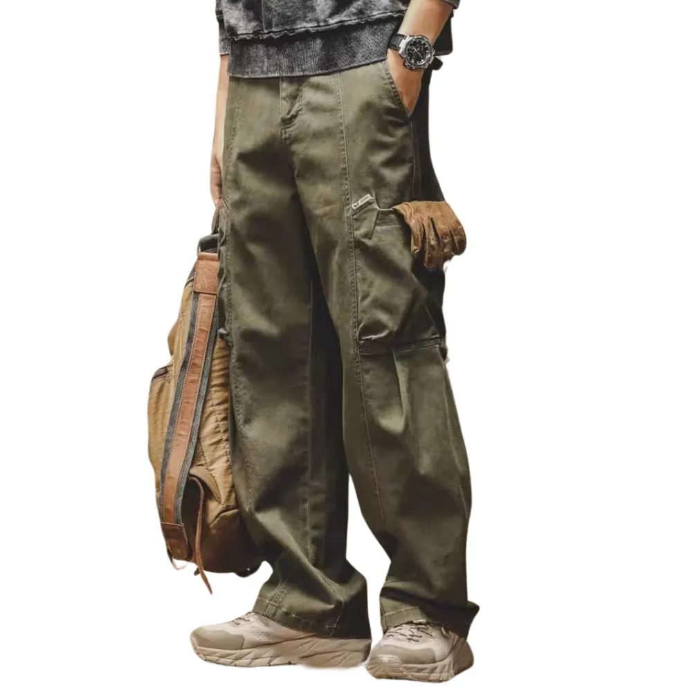 American Retro Straight Cargo Pants