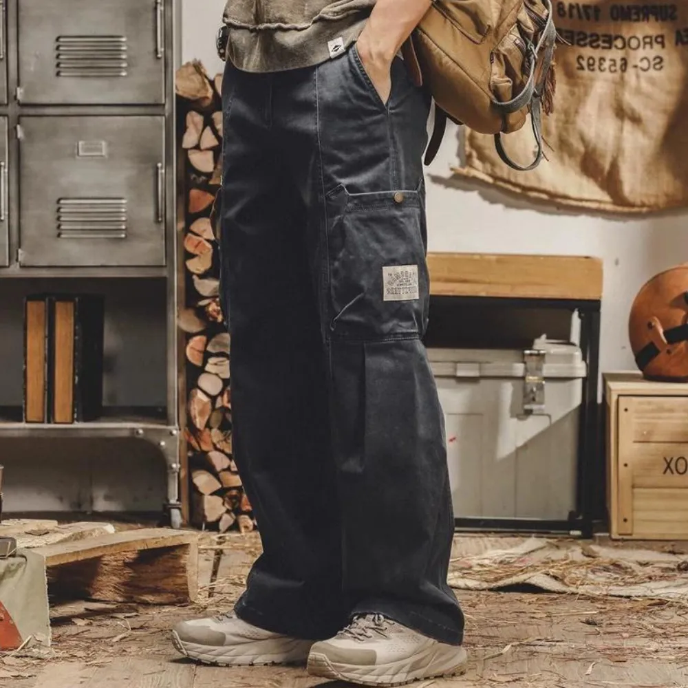 American Retro Straight Cargo Pants