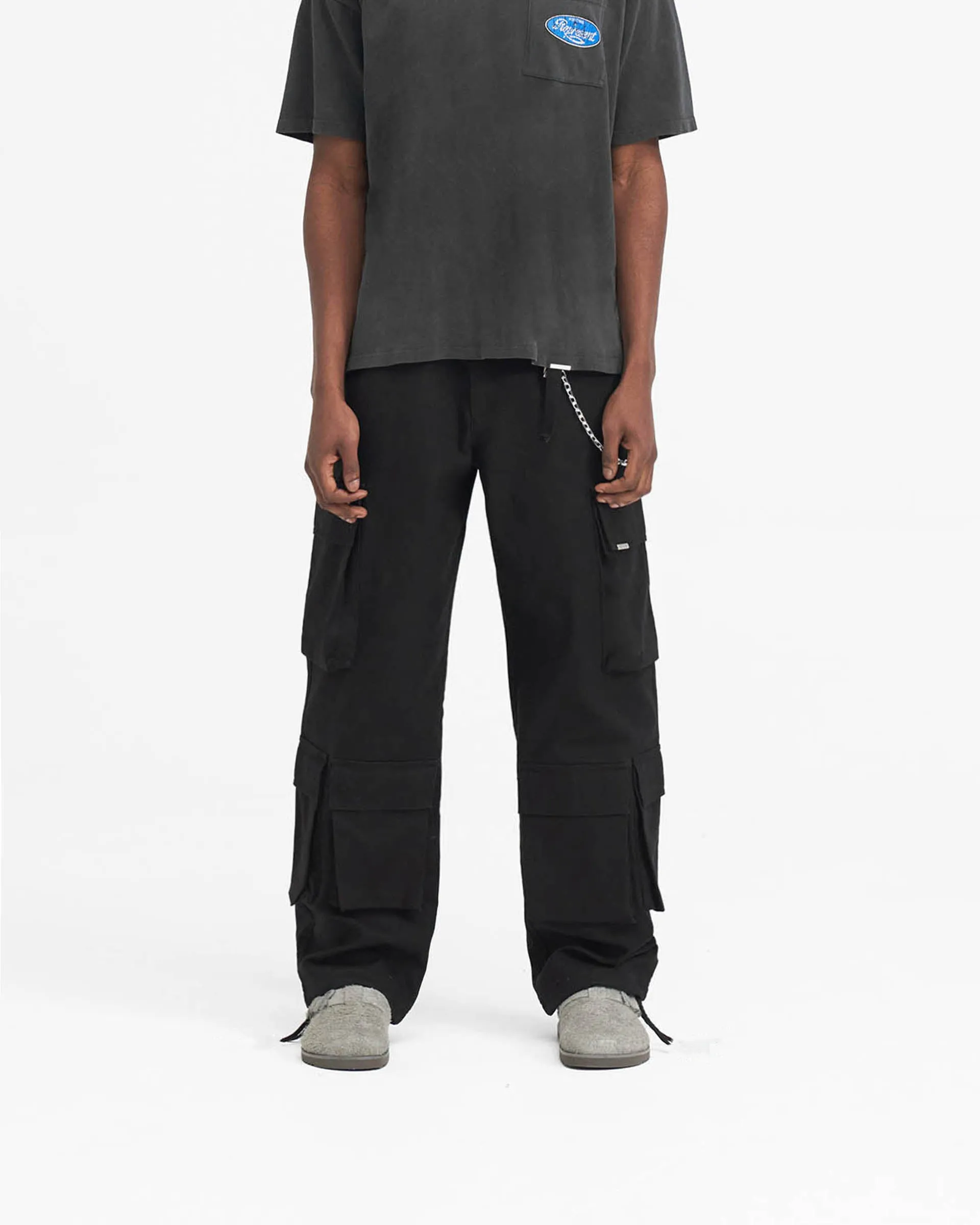 Baggy Cargo Pant - Black