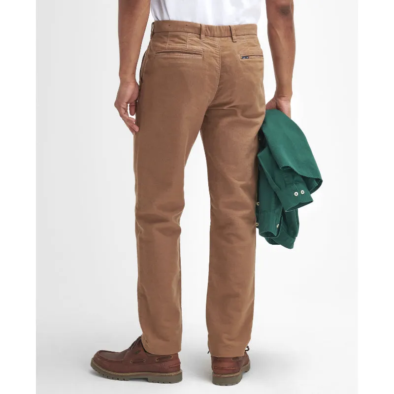 Barbour Moleskin Tailored Fit Mens Trousers - Sandstone