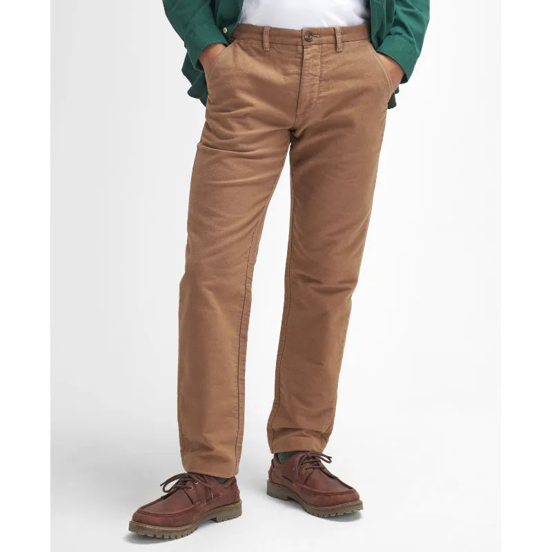 Barbour Moleskin Tailored Fit Mens Trousers - Sandstone