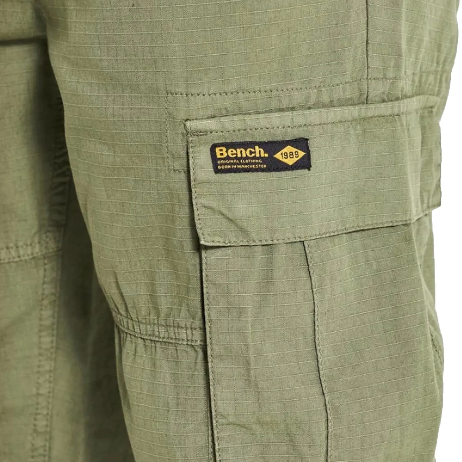 Bench Mens Devvie Twill Military Cargo Pants