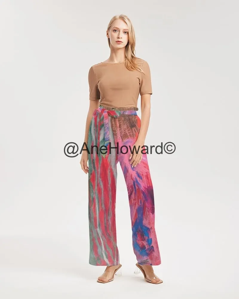 Bird of Paradise Women's High-Rise Wide Leg Pants