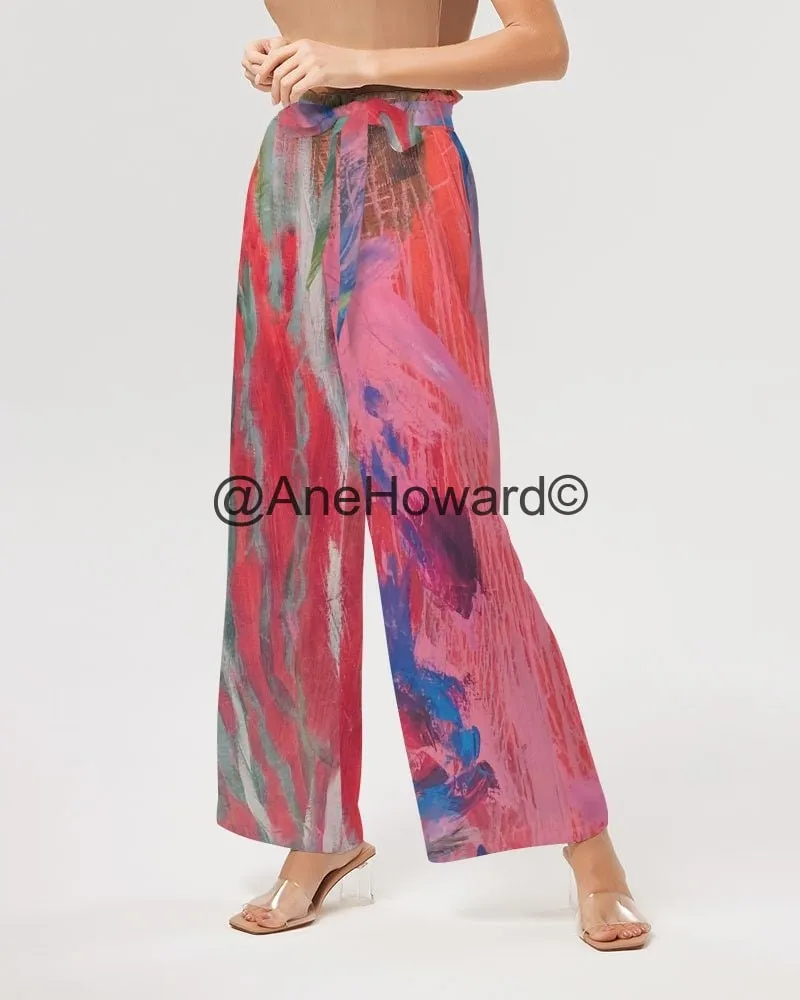 Bird of Paradise Women's High-Rise Wide Leg Pants