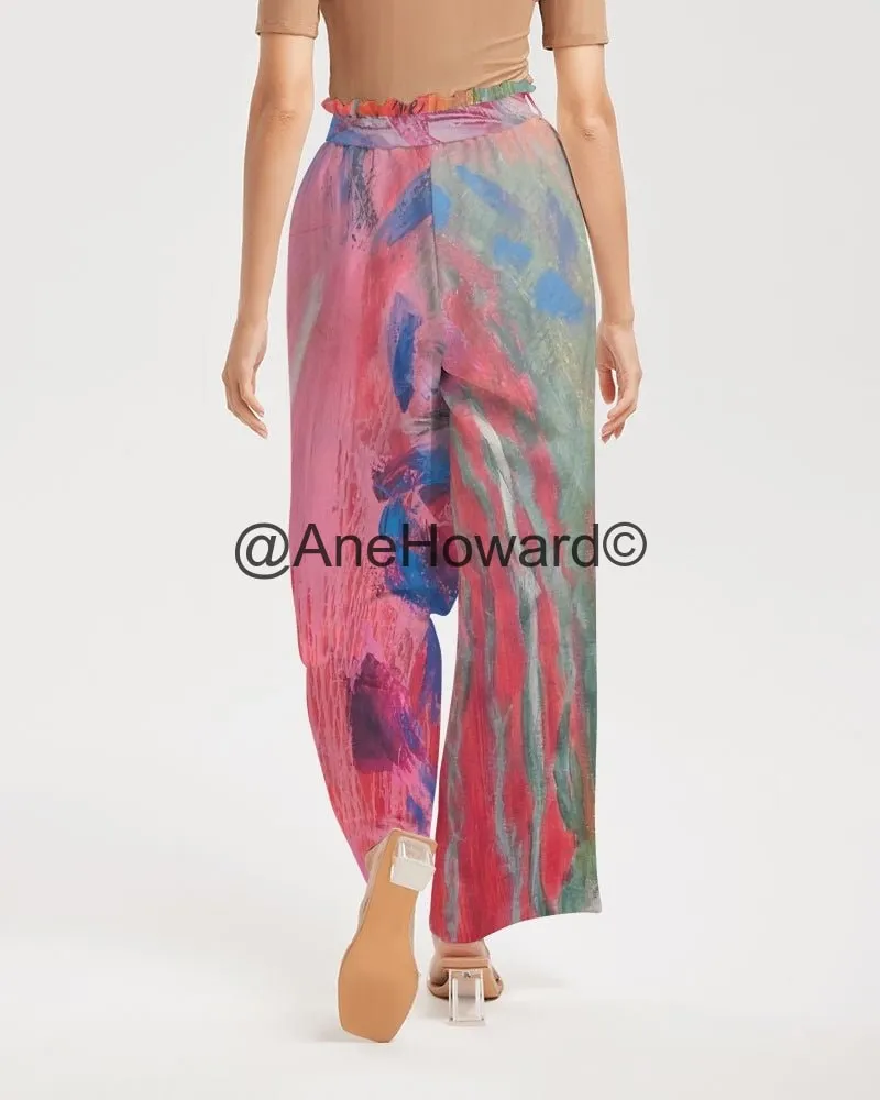 Bird of Paradise Women's High-Rise Wide Leg Pants