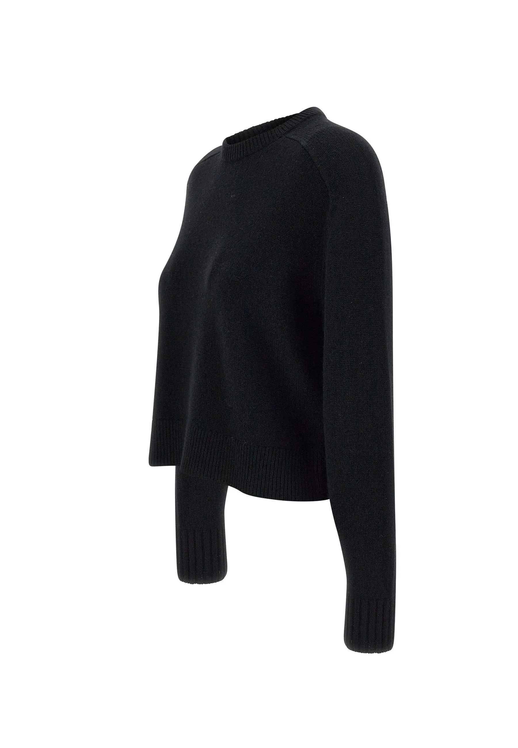 Black Cashmere Sweater for Women