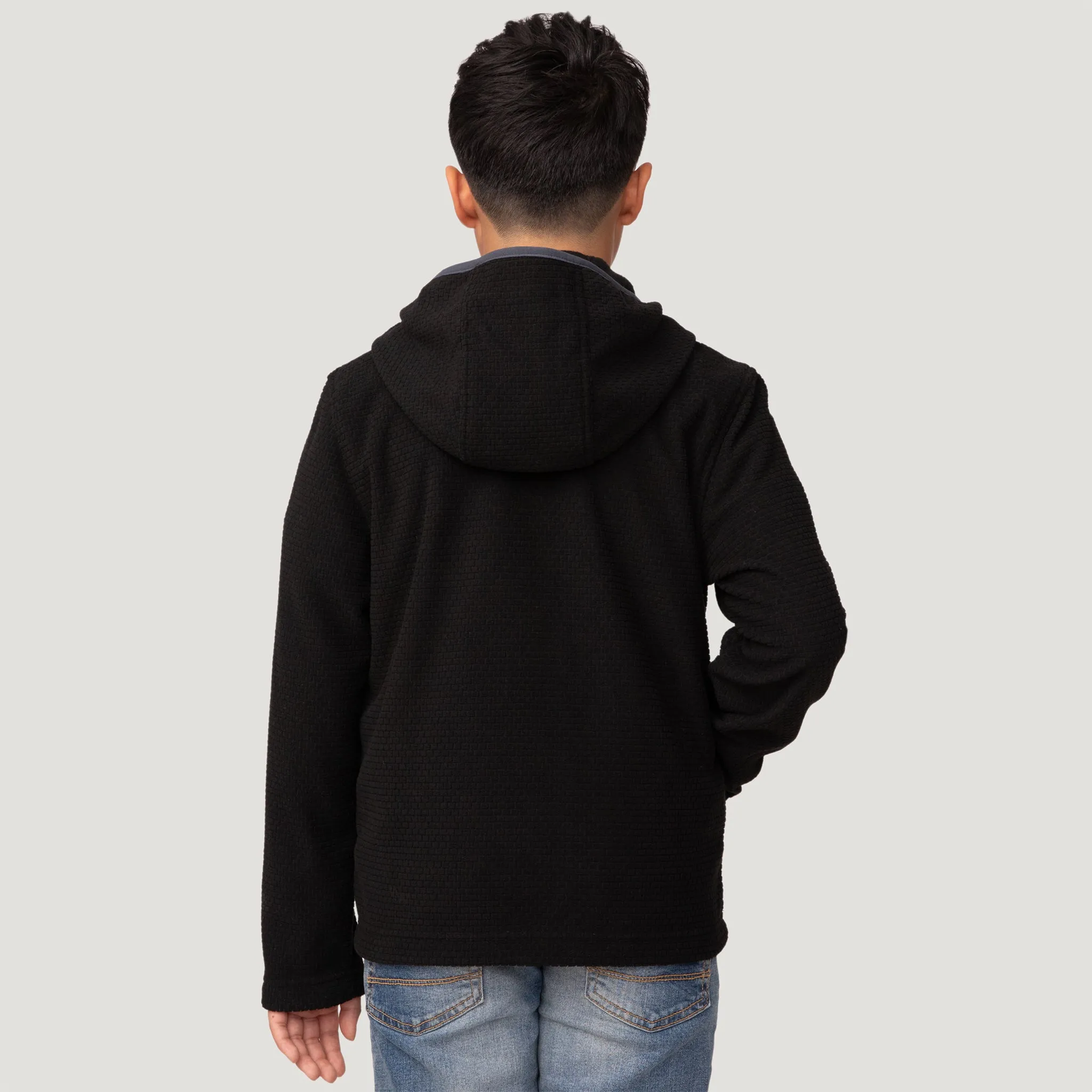 Boys' Brick Fleece Hoodie Jacket