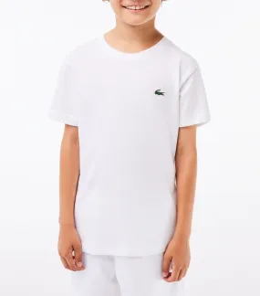 Boys' Lacoste SPORT Breathable T-shirt White