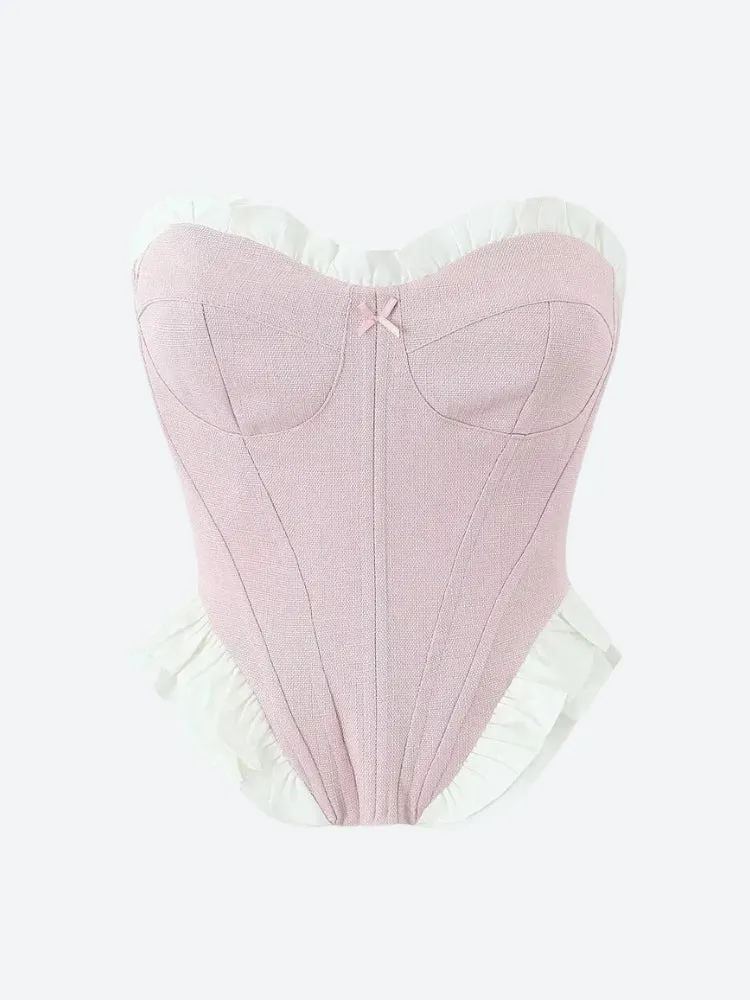 Coquette Pink Corset Top