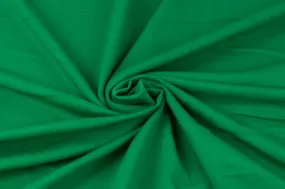 End of BOlt: 2-1/4th yards of Fashion Premium Nylon Rayon Spandex Ponte De Roma Knit Solid Kelly Green- remnant