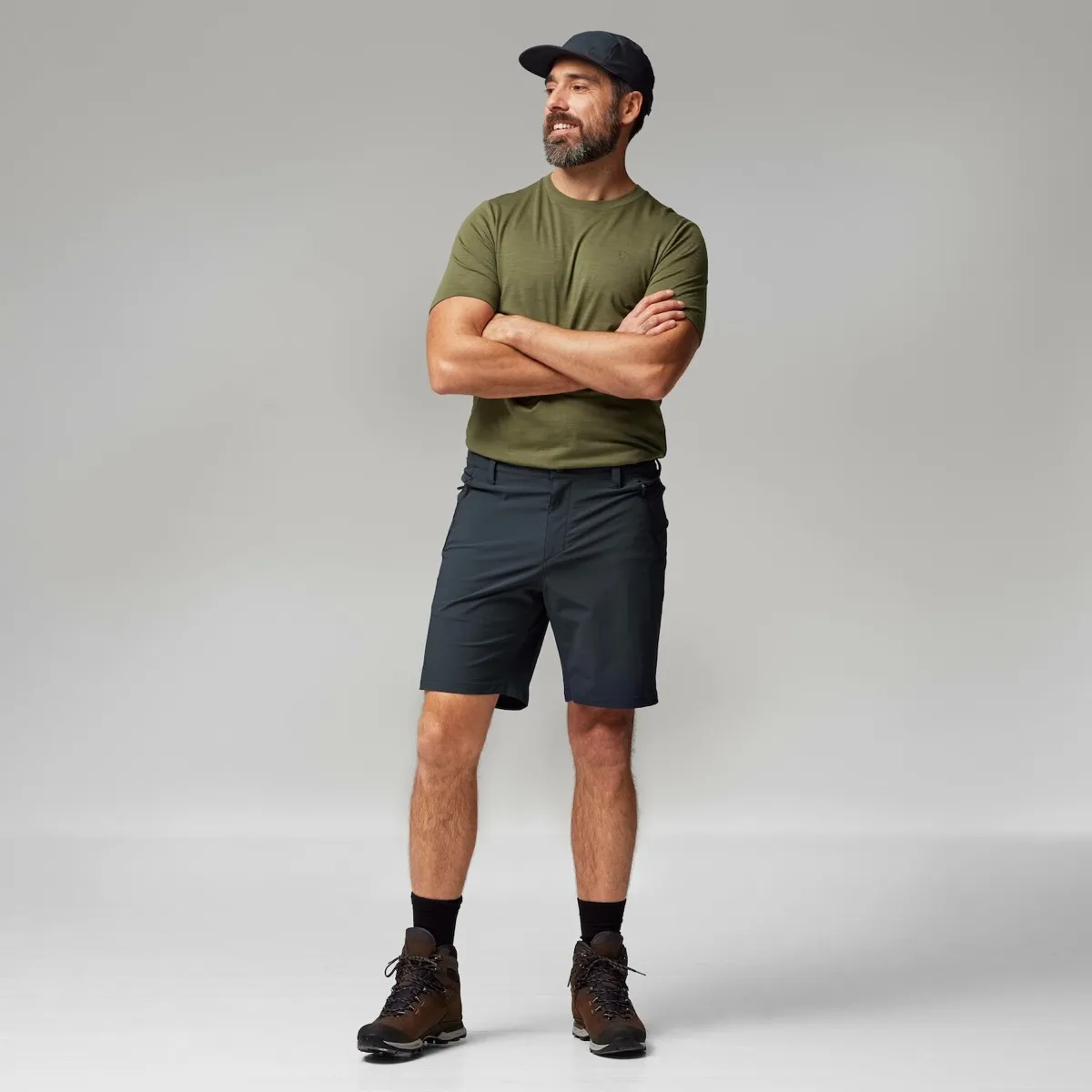 Fjällräven Men&#x27;s Abisko Trail Stretch Shorts Dark Navy | Buy Fjällräven Men&#x27;s Abisko Trail Stretch Shorts Dark Navy here | Outnorth