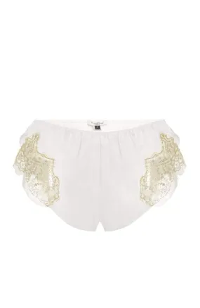 Gina Silk and Lace Tap Pant