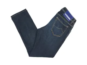 Jacob Cohën - Dark Blue Mid-Rise 5-Pocket Jeans 32/30