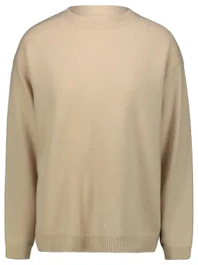 Light Beige Crew Neck Sweater