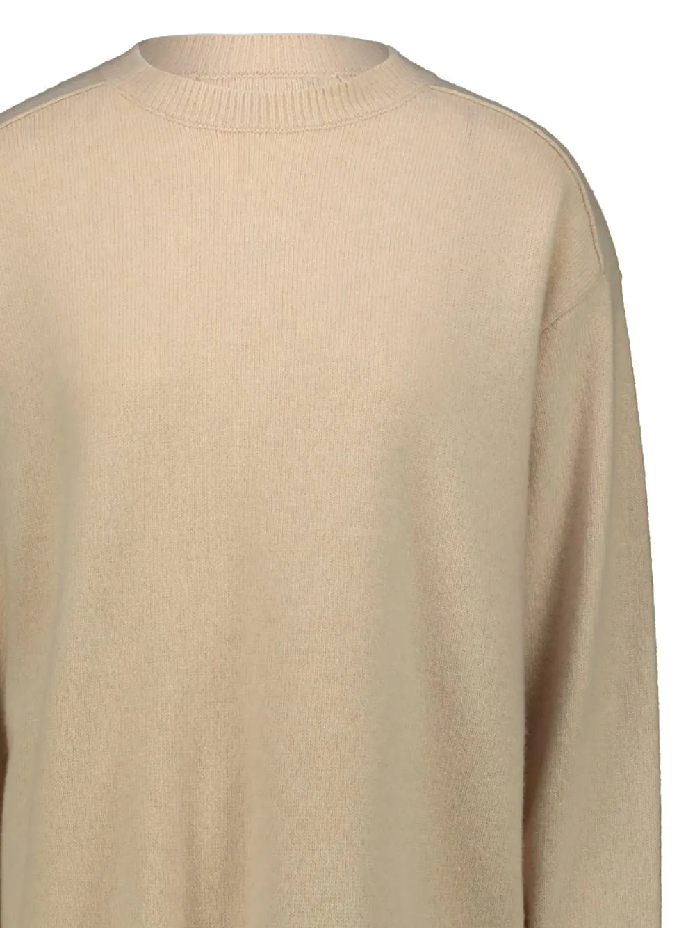 Light Beige Crew Neck Sweater