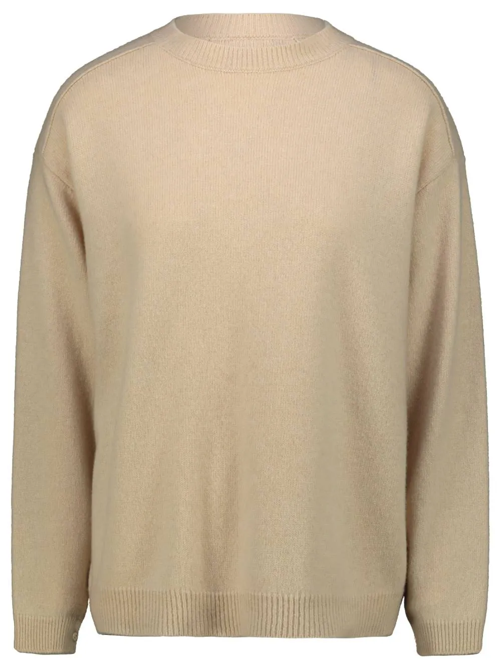 Light Beige Crew Neck Sweater