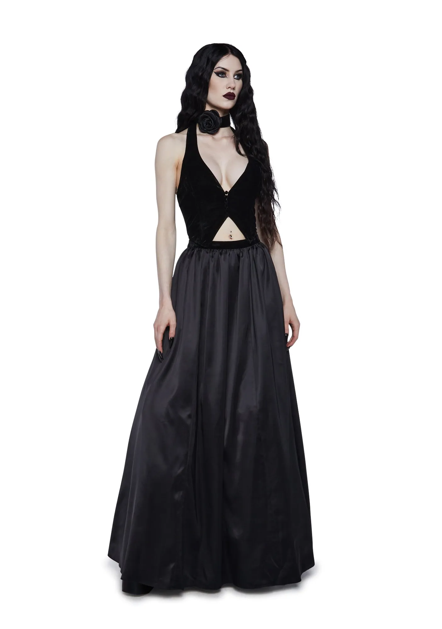 Night Coven Vest And Ball Gown Set