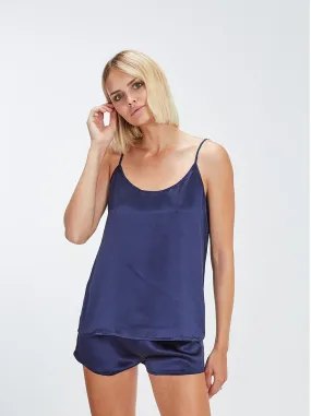 Oscalito Stretch Silk Spaghetti Top