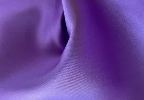 Parisian Violet Crisp Polyester Mikado Twill