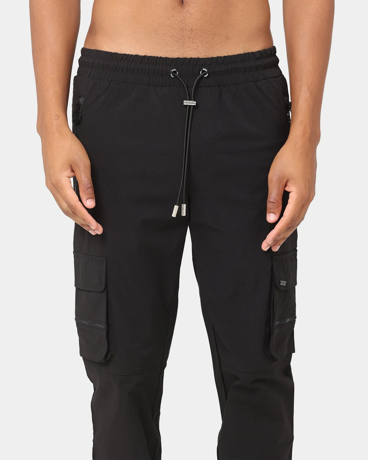 PYRA Nero Cargo Pants Black