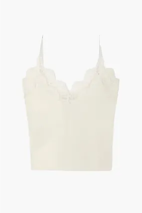 SILK LACE CAMISOLE TOP