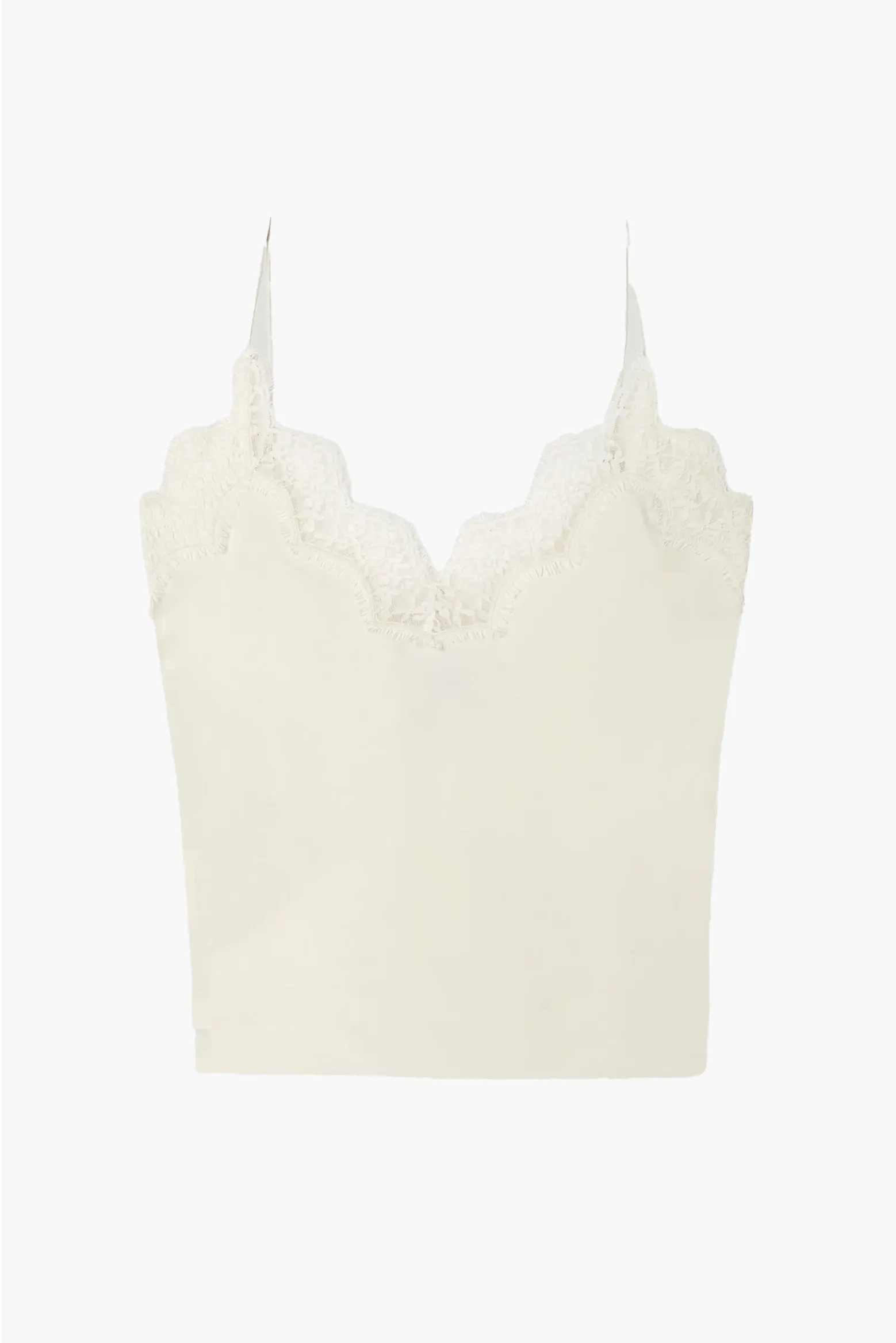 SILK LACE CAMISOLE TOP