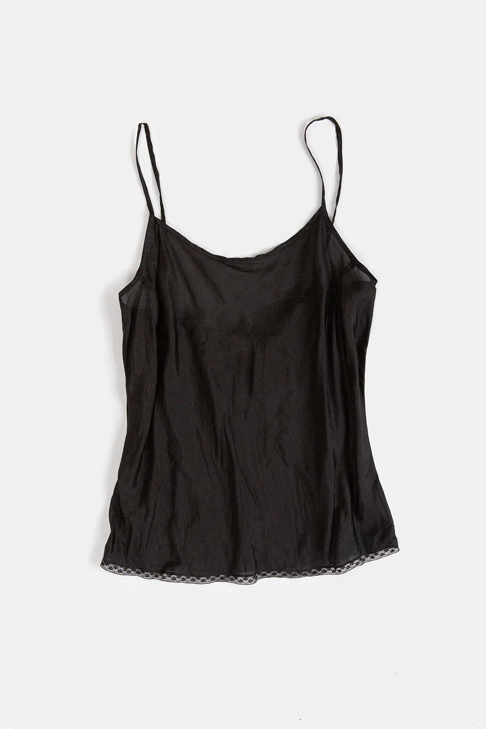 Simone Silk Camisole in Black