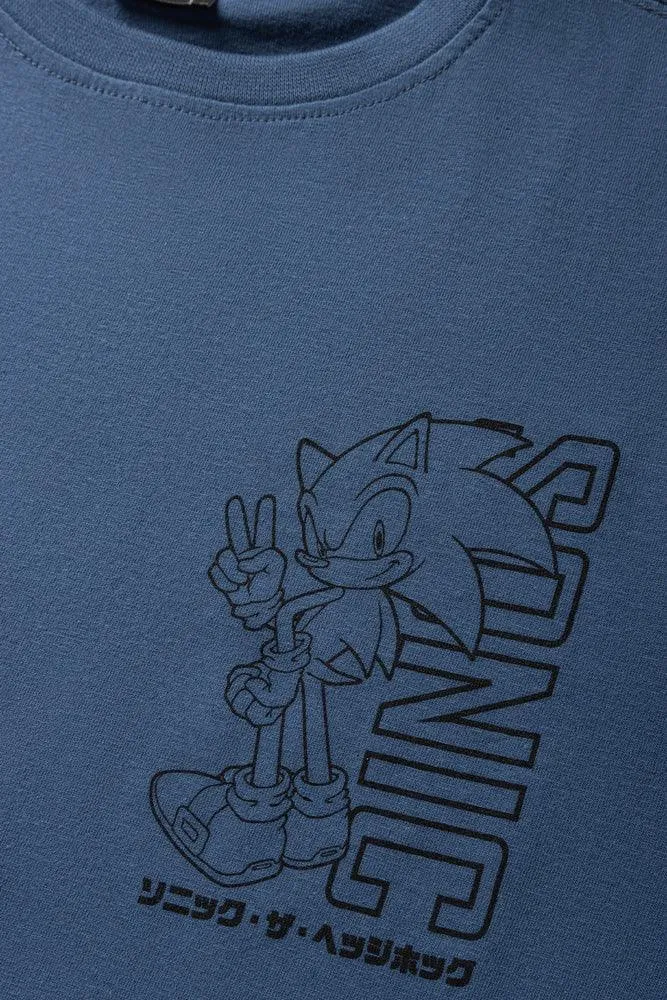 Sonic Short Sleeve T-Shirt Blue