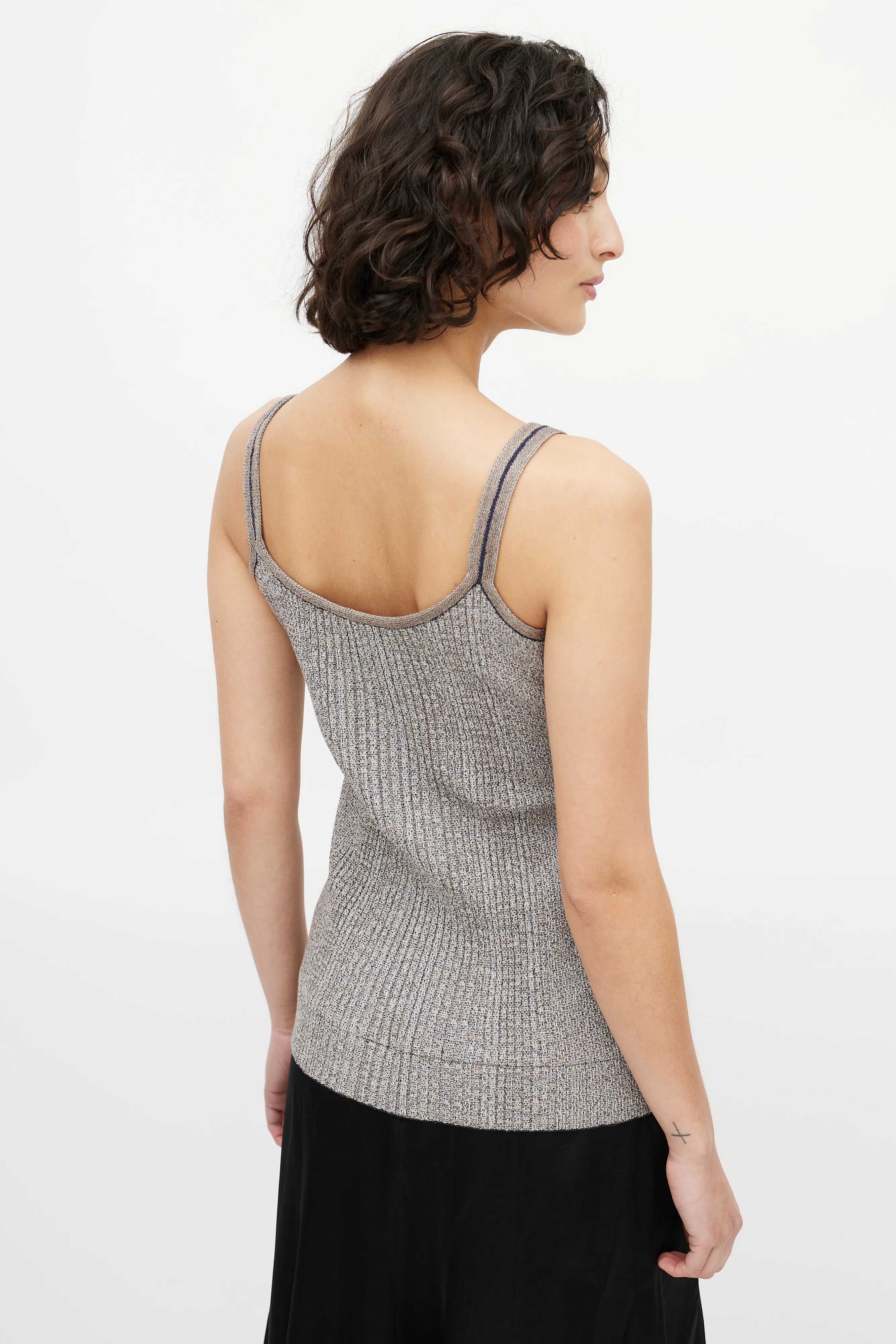 Spring 2011 Grey Metallic CC Tank Top