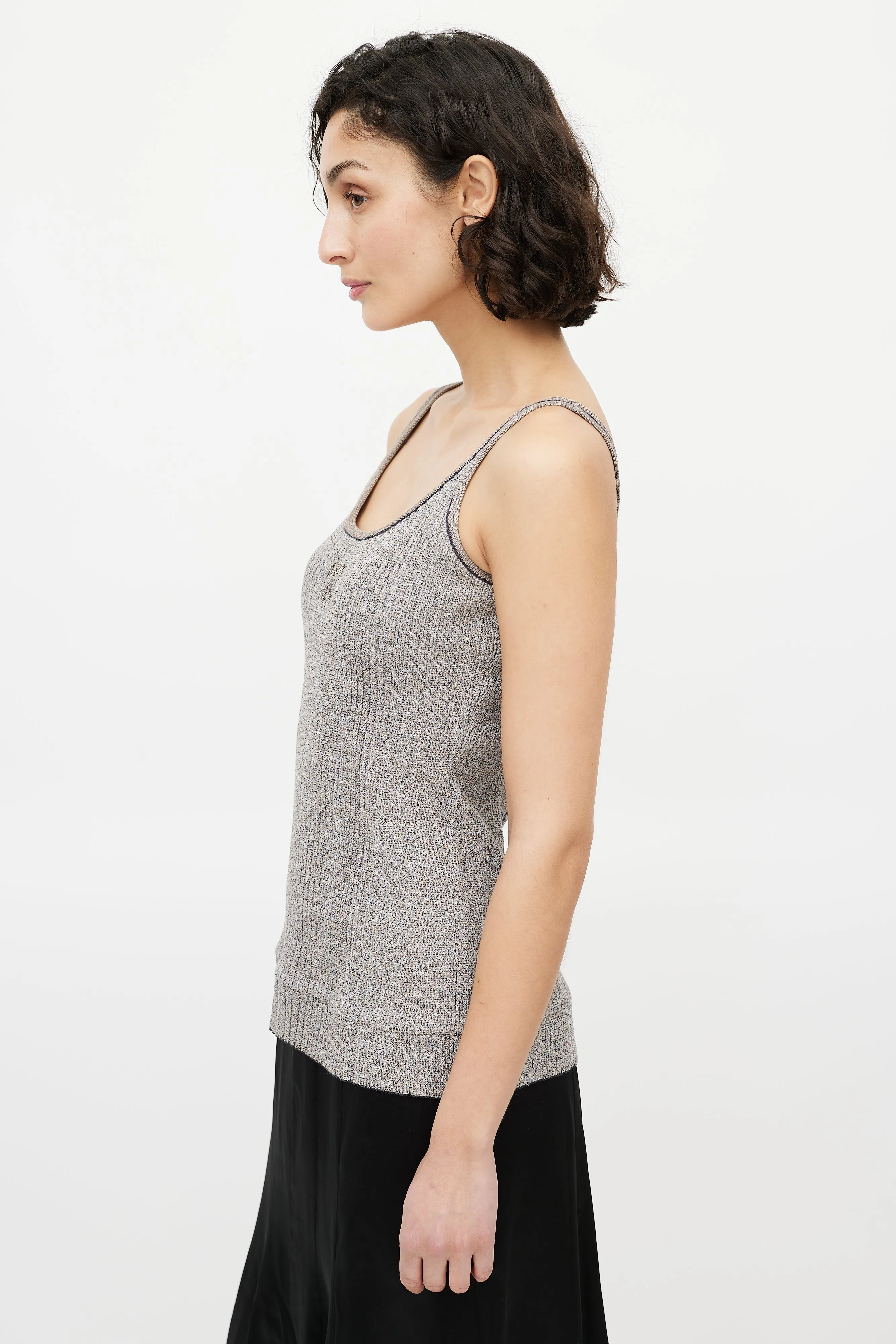 Spring 2011 Grey Metallic CC Tank Top