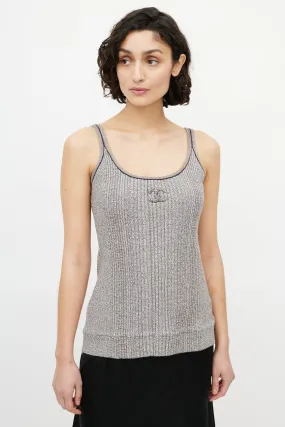 Spring 2011 Grey Metallic CC Tank Top