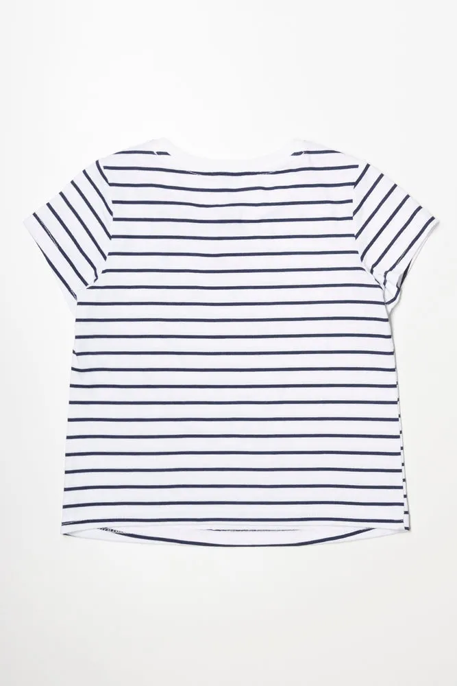 Stripe T-Shirt Navy