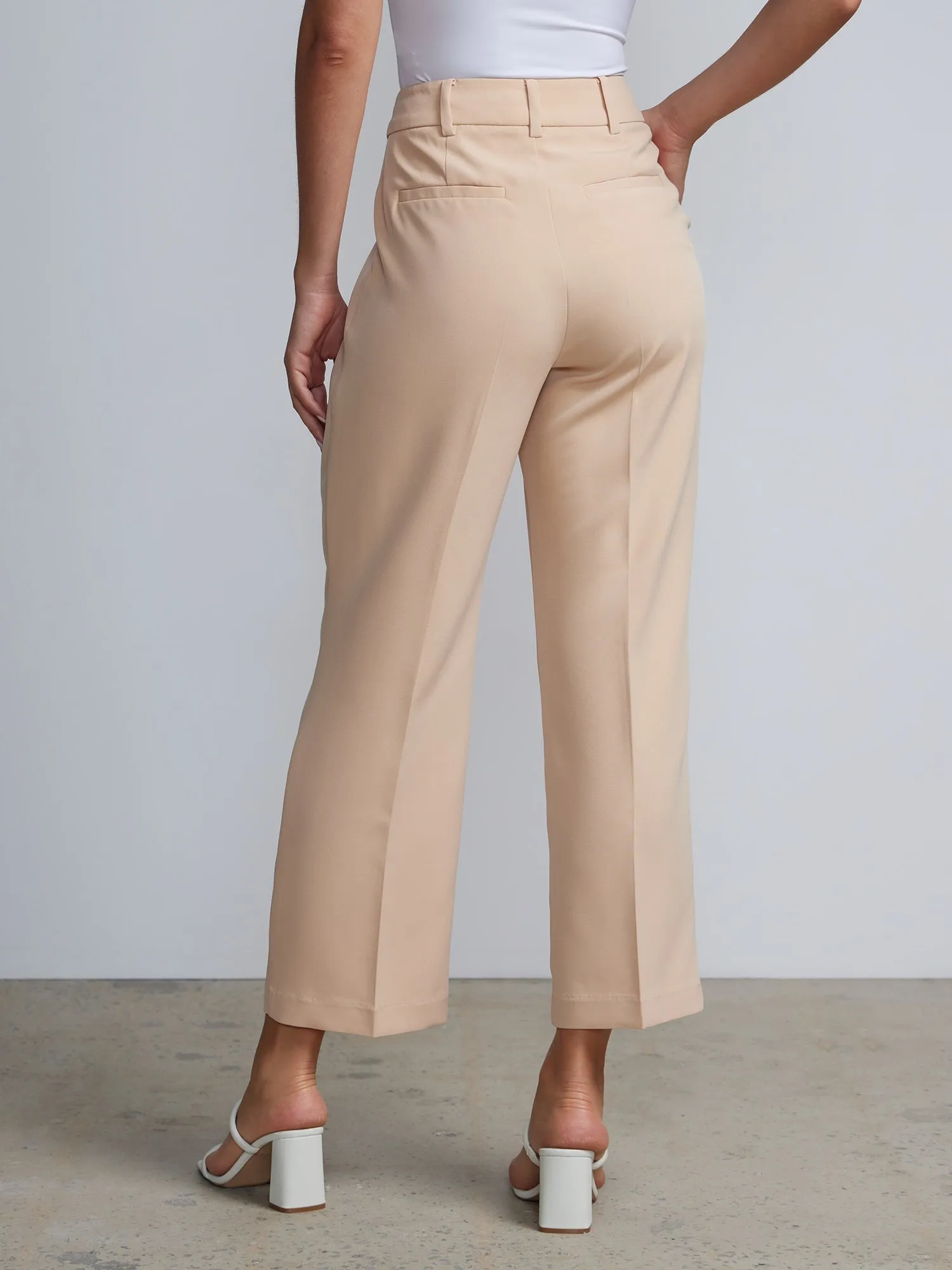 Tall High Rise Pleated Trousers