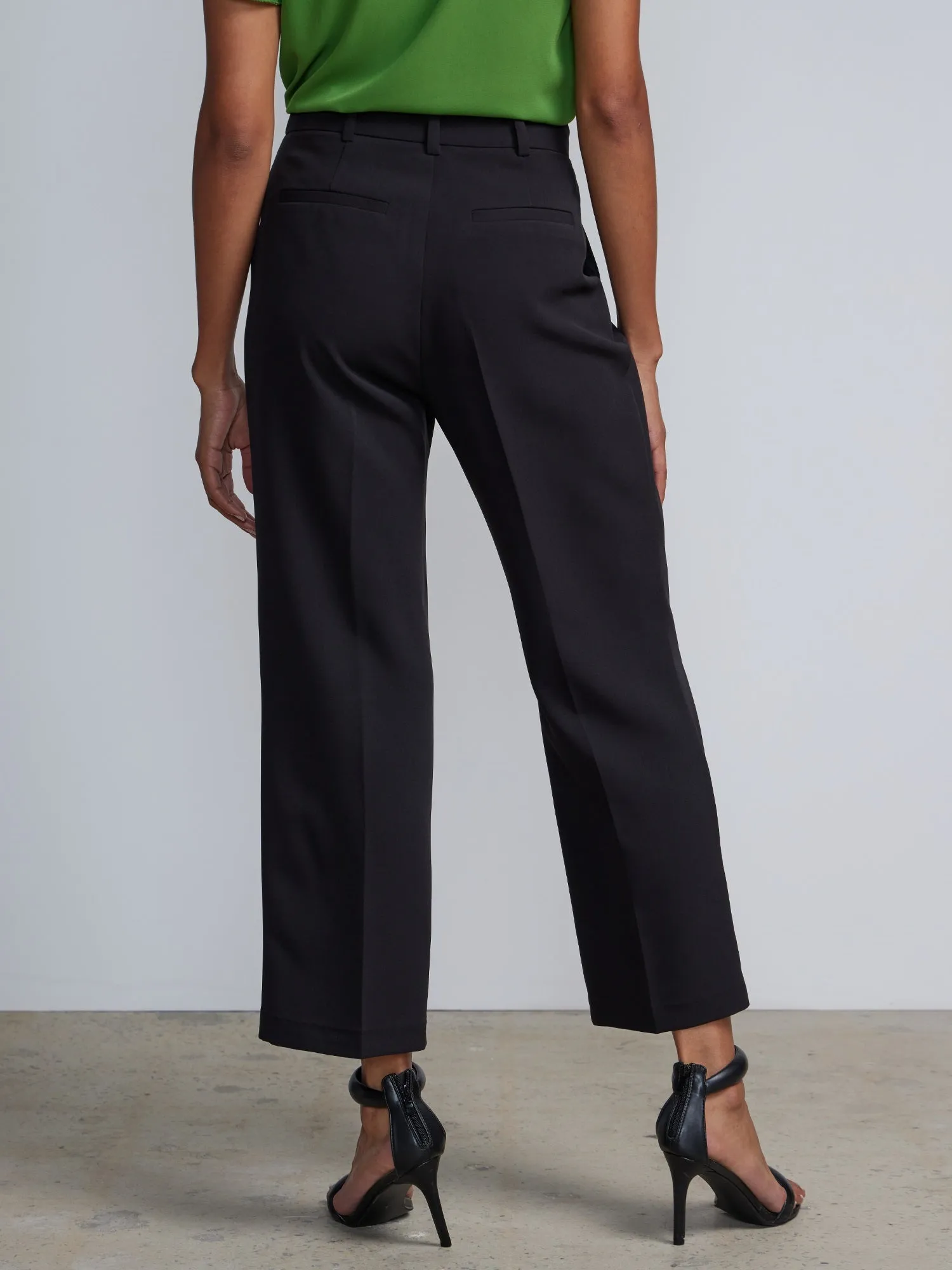 Tall High Rise Pleated Trousers