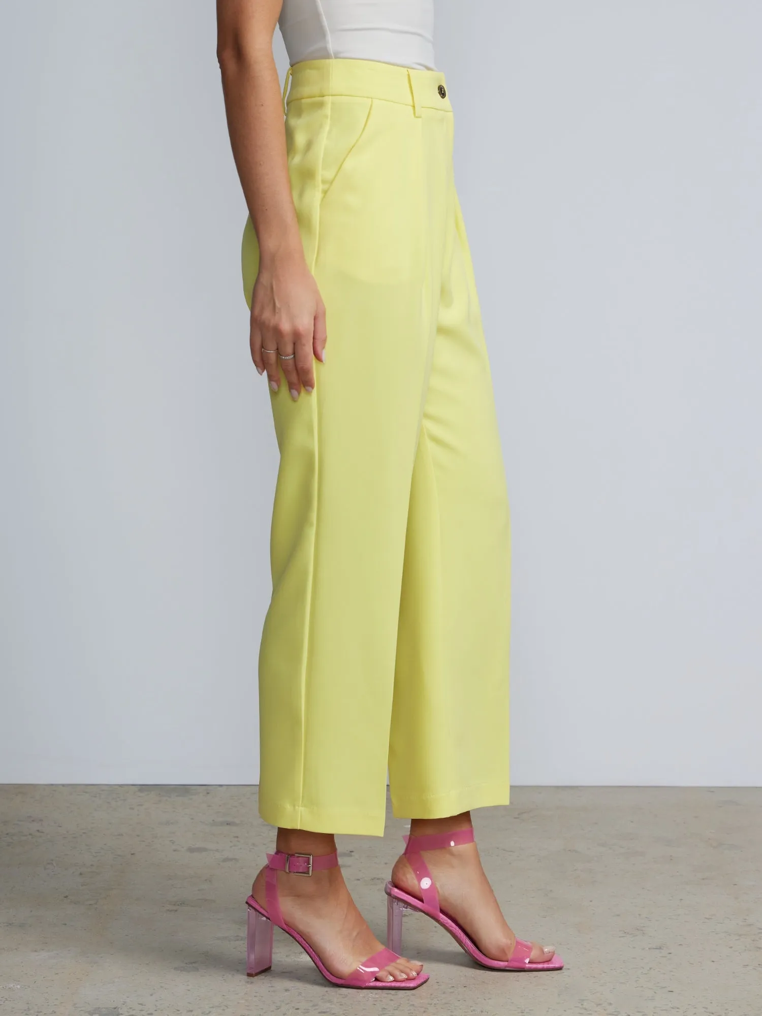 Tall High Rise Pleated Trousers