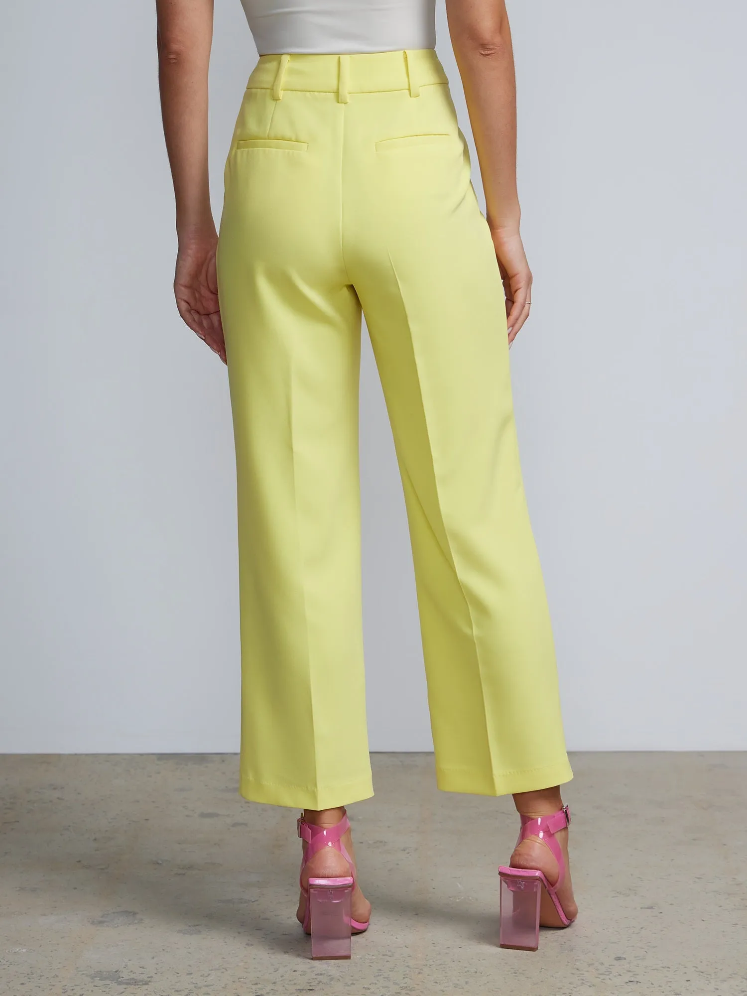 Tall High Rise Pleated Trousers